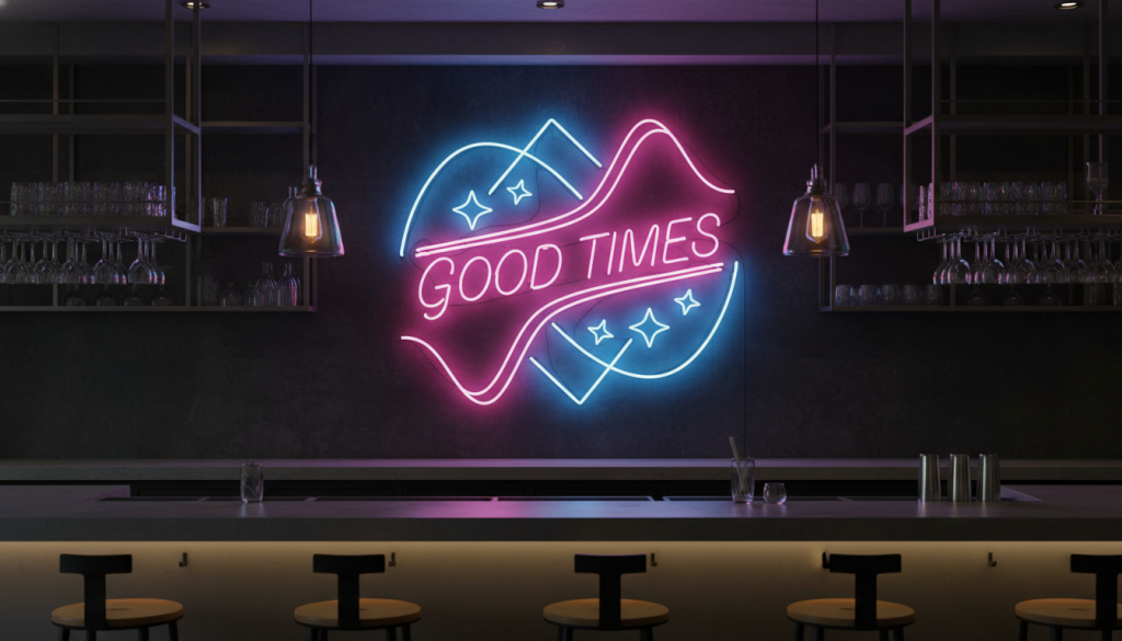 Vibrant LED neon signs for restaurants, bars, and retail