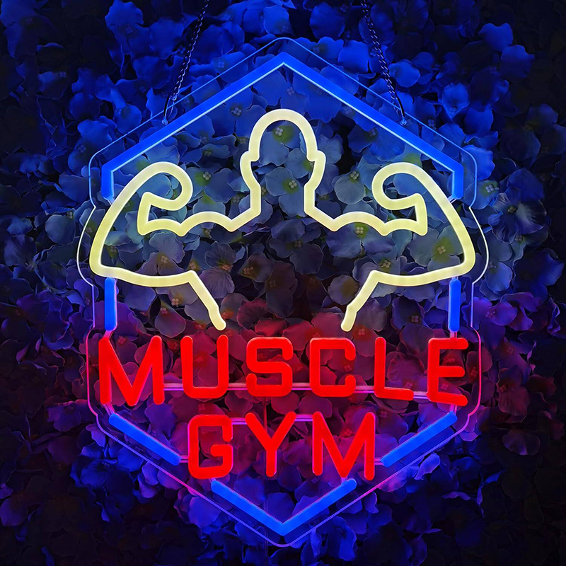 Dumbbell neon